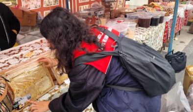 Pazarda satılan ballara el konuldu!