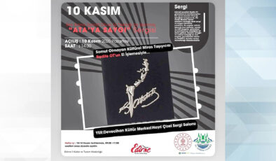 Radife Ot’tan Atatürk sergisi geliyor