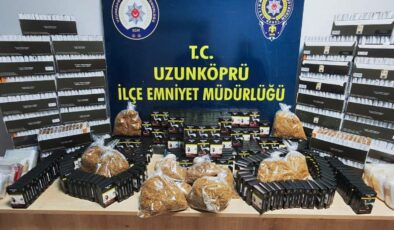 Uzunköprü’de makaron operasyonu