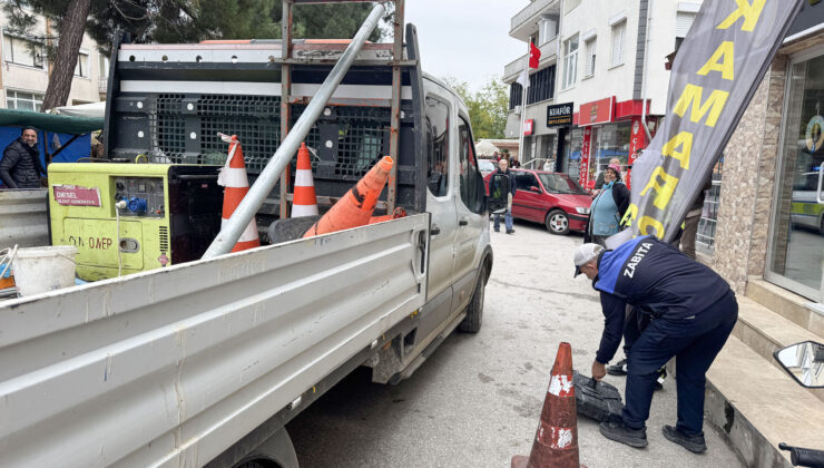 Yolu engelleyenlere 4,5 bin lira ceza