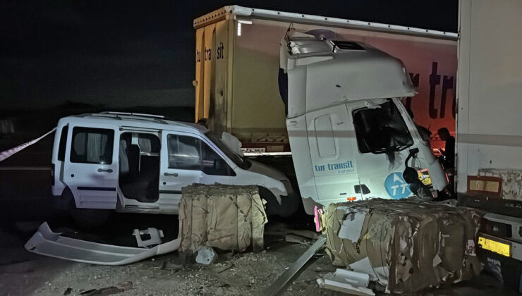 Lalapaşa yolunda feci kaza!