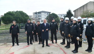 Çevik kuvvete arama kurtarma eğitimi