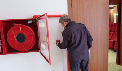 Yangın denetimi yapıldı