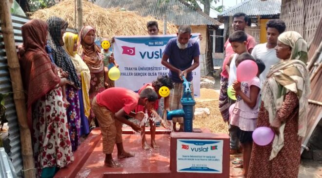 TÜ Hayaller Gerçek Olsa Trakya Topluluğu su kuyusu açtı  