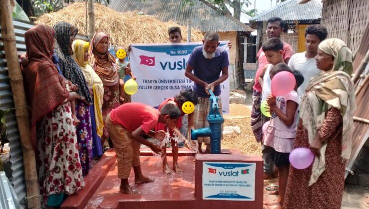 TÜ Hayaller Gerçek Olsa Trakya Topluluğu su kuyusu açtı  