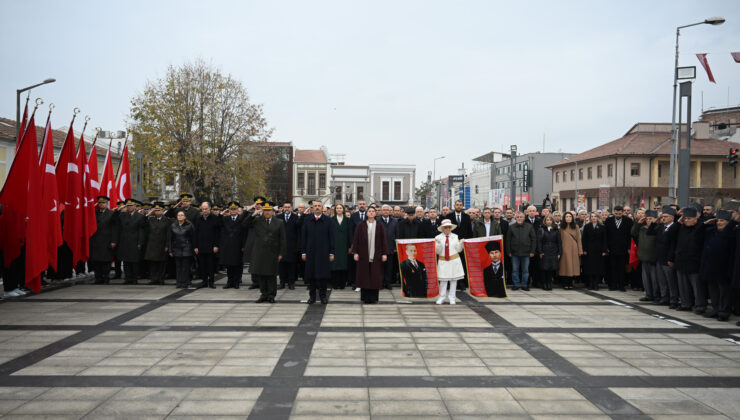 Atatürk’ün Edirne’ye gelişi kutlandı