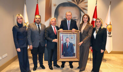 Cumhurbaşkanı Erdoğan’a ziyaret