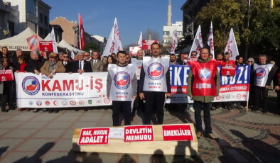 Saraçlar’da tabutlu protesto