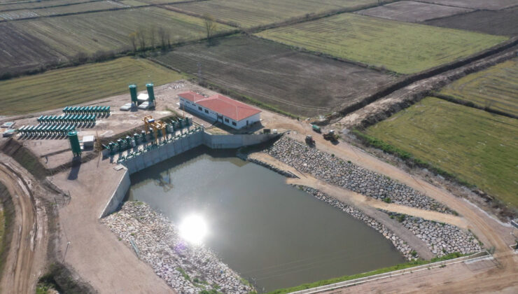 78 bin dekar tarım arazisi sulanacak