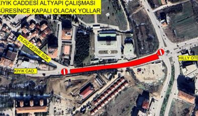 Kıyık Caddesi kapanıyor