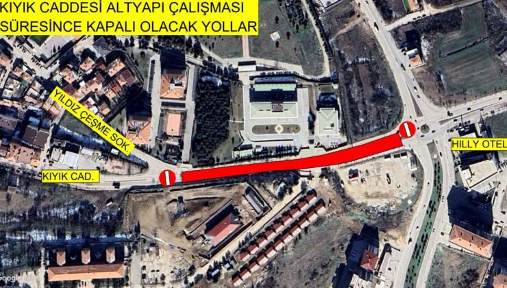 Kıyık Caddesi kapanıyor