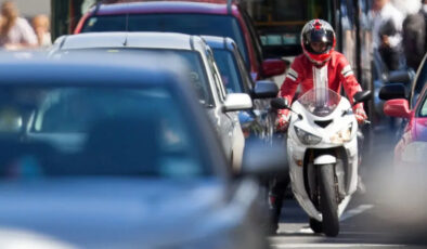 Trafikteki her dört araçtan biri motosiklet