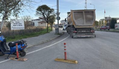 Motosiklet TIR’la çarpıştı