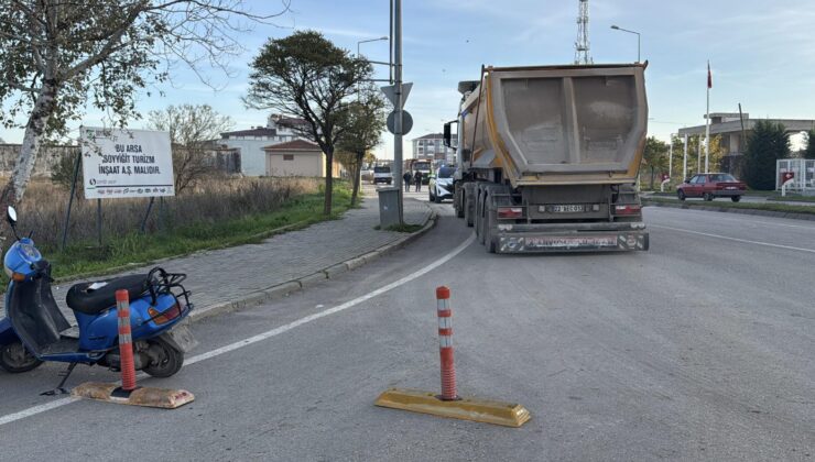 Motosiklet TIR’la çarpıştı