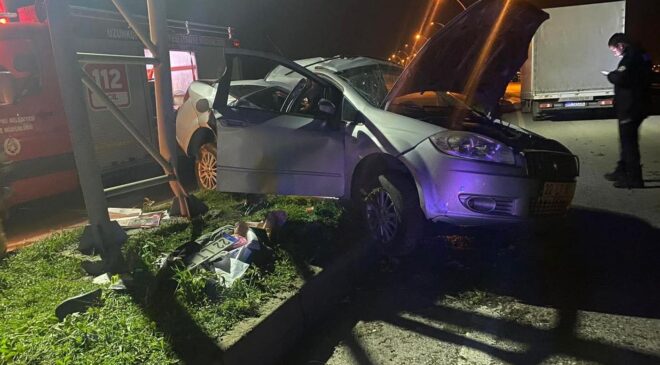 Muhtar kazada hayatını kaybetti