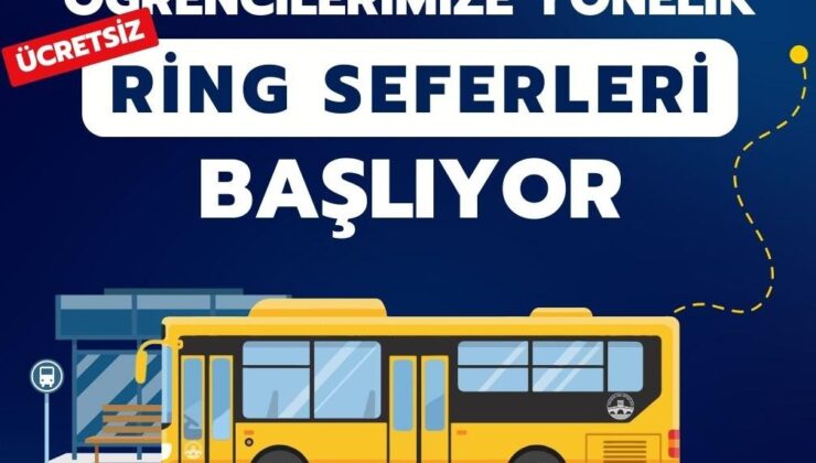 Öğrencilere kampüste ücretsiz ring