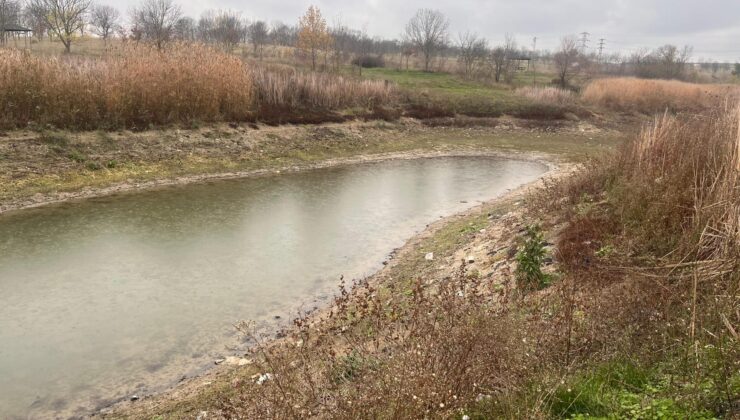 Hayrabolu Göleti’nde tehlike çanları!