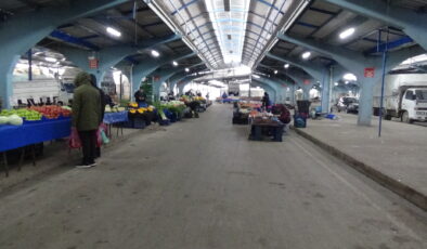 Pazartesi pazarı boş kaldı