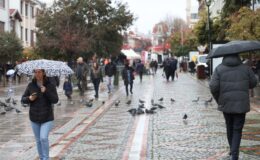 Edirne’de sağanak etkili oldu