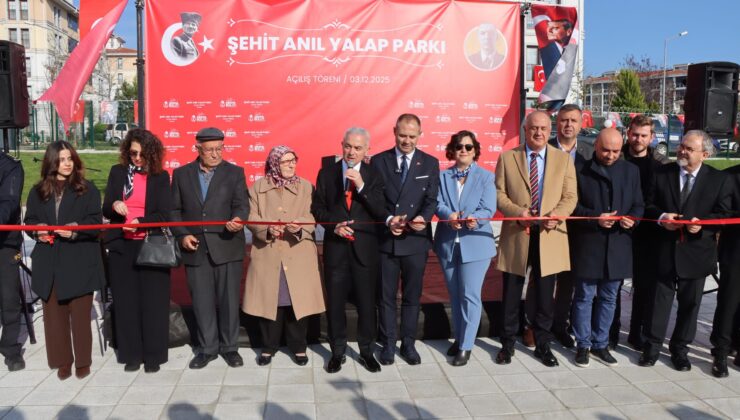 Şehidin adı parkta yaşayacak