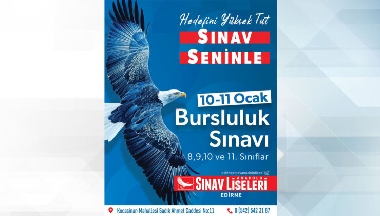Sınav’dan bursluluk sınavı