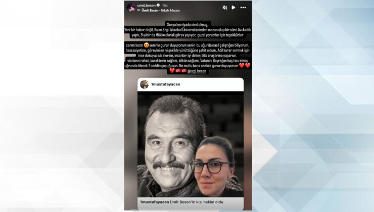 Ümit Besen’in kızı Edirne’de hakim