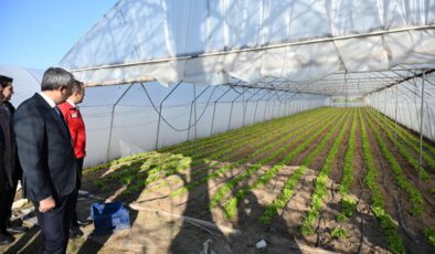 Vali Sezer’den üreticilere ziyaret