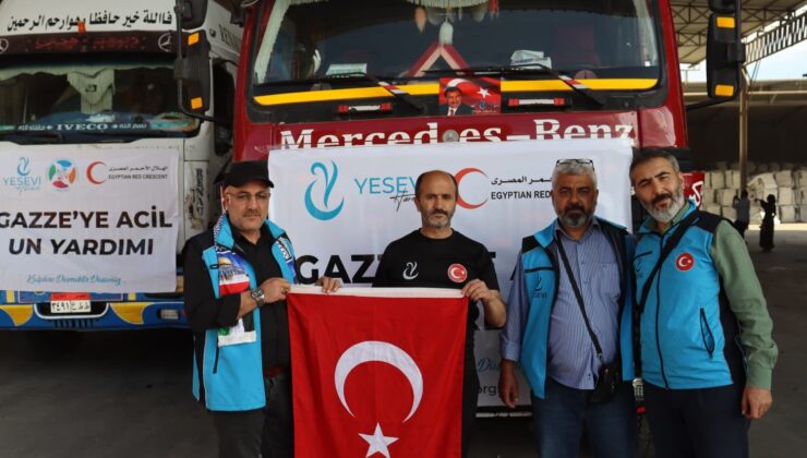 Yesevi’den Gazze’ye 100 ton un