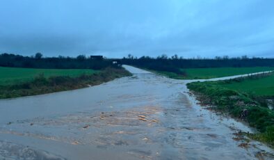 Dereler taştı, yollar göle döndü