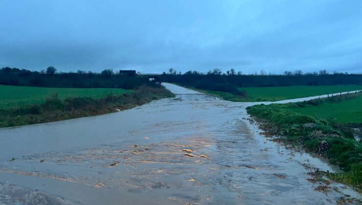Dereler taştı, yollar göle döndü