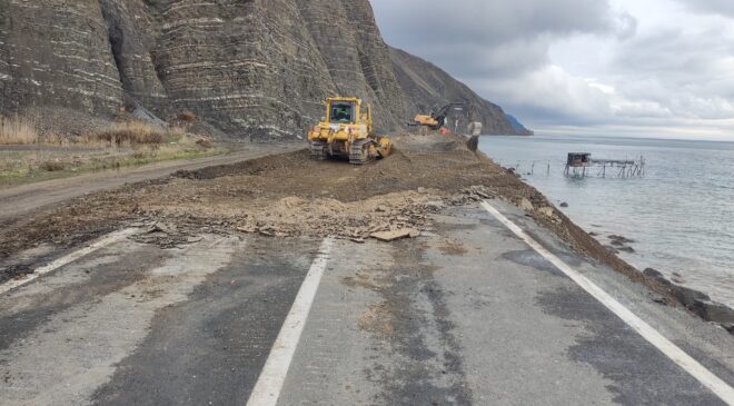 Şarköy’de heyelan!