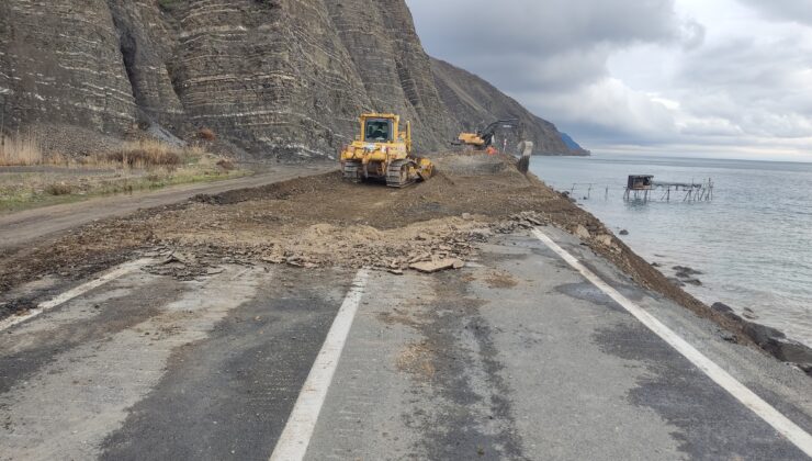 Şarköy’de heyelan!