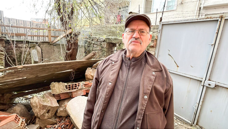 Apartman bahçesinde bakımsız tarih