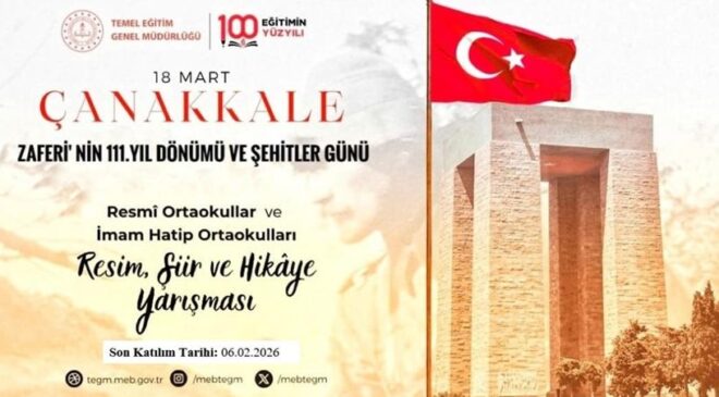 Çanakkale Zaferi’nin 111’inci yılına özel yarışma