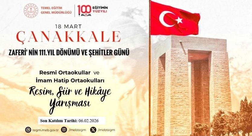 Çanakkale Zaferi’nin 111’inci yılına özel yarışma
