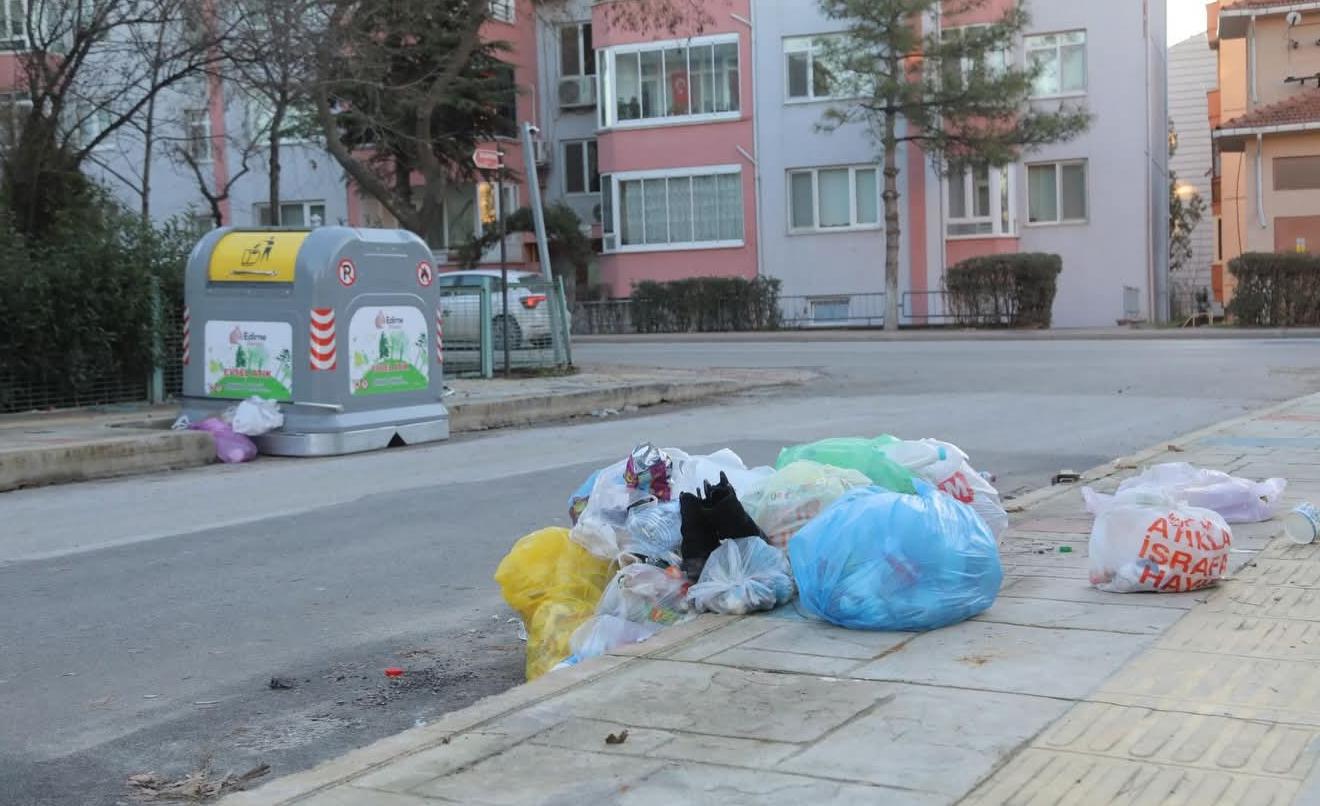 Edirne’ye yakışmayan görüntü