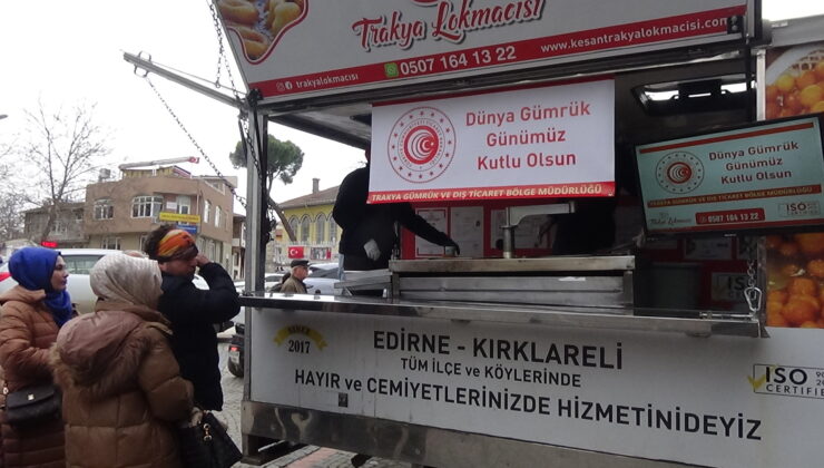 Gümrük Müdürlüğü’nden lokma ikramı