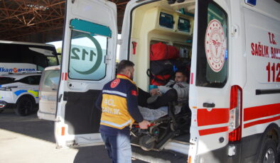 Otogarda korkunç kaza!