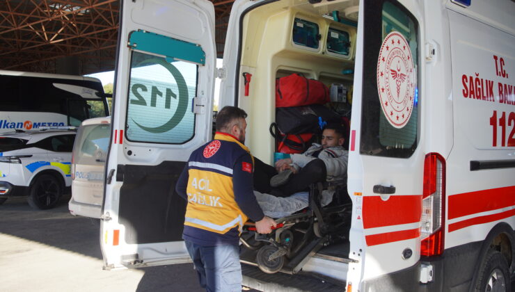 Otogarda korkunç kaza!