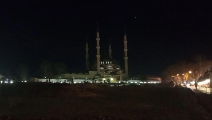Selimiye karanlığa gömüldü