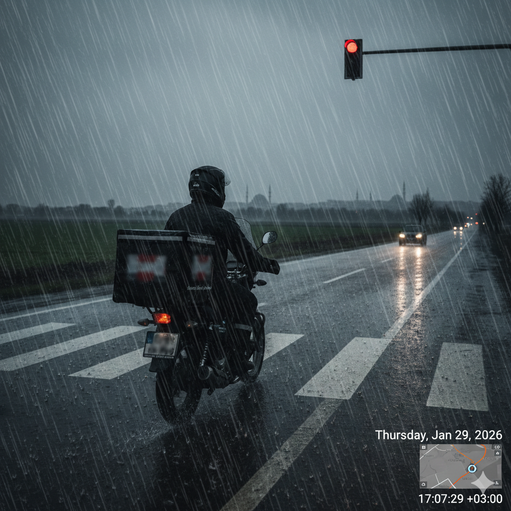 Moto kuryelerin trafiğe çıkışı yasaklandı