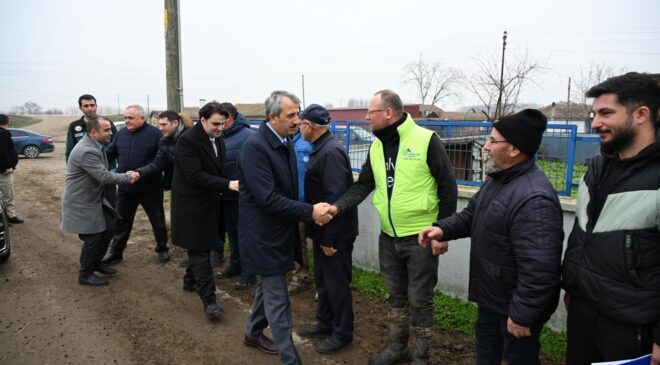 Vali Sezer’de Bosnaköy’e ziyaret
