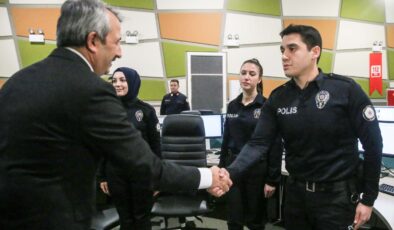 Vali Sezer’den çalışan personele ziyaret