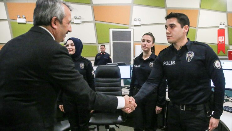 Vali Sezer’den çalışan personele ziyaret