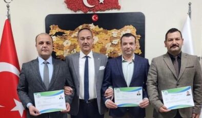 Vali Sezer’den başarı belgesi