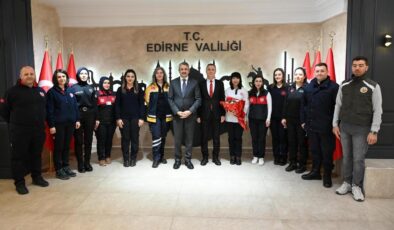 112 Acil Çağrı Merkezi personelinden ziyaret