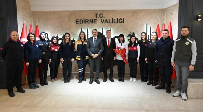 112 Acil Çağrı Merkezi personelinden ziyaret