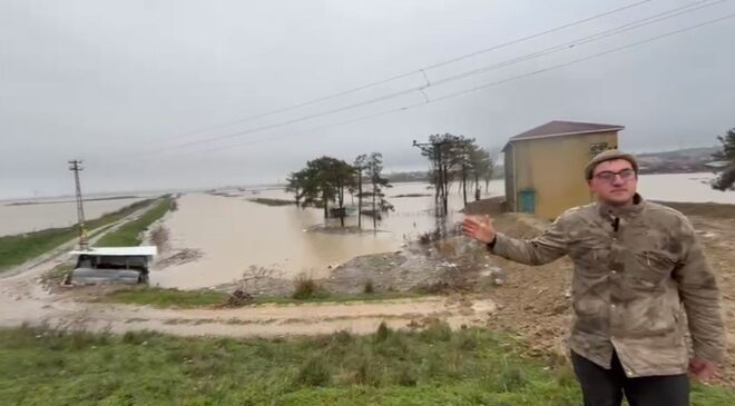 Taşkın yerleşim yerlerini tehdit ediyor