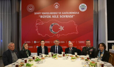 Şehit yakınları ve gaziler için iftar