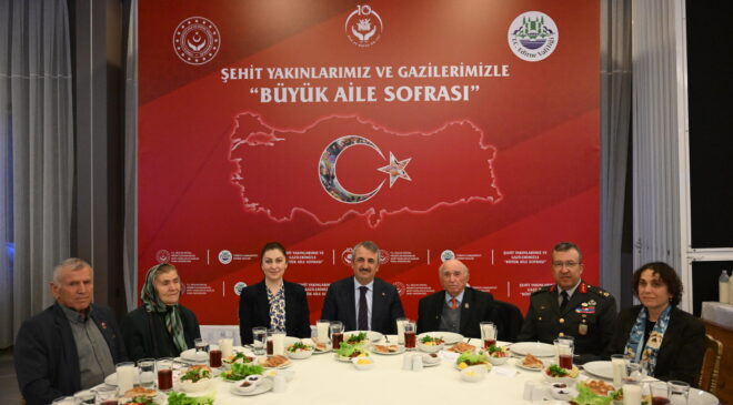 Şehit yakınları ve gaziler için iftar